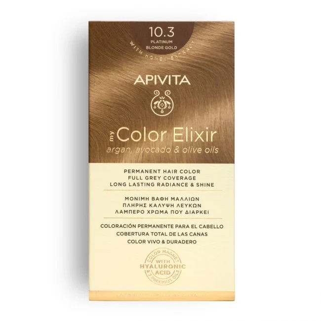 APIVITA My Color Elixir 10.3 Very Light Blonde Gold 50&75ml