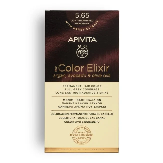 APIVITA My Color Elixir 5.65 Light Brown Red Mahogany 50&75ml