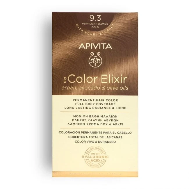 APIVITA My Color Elixir 9.3 Very Light Blonde Gold 50&75ml