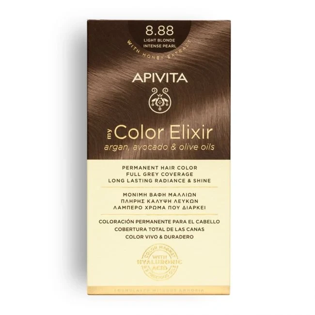 APIVITA My Color Elixir 8.88 Light Blonde Intense Pearl 50&75ml