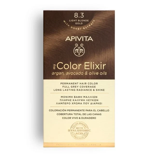 APIVITA My Color Elixir 8.3 Light Blonde Gold 50&75ml