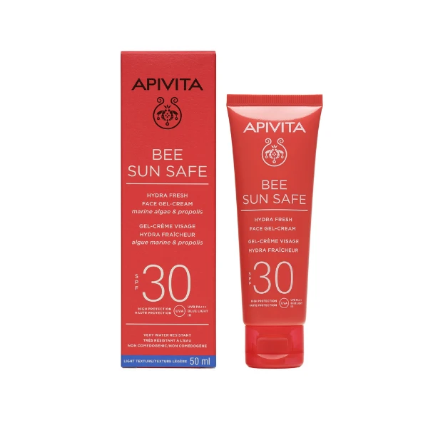 APIVITA Bee Sun Safe Hydra Fresh Face Gel - Cream Spf30 50ml