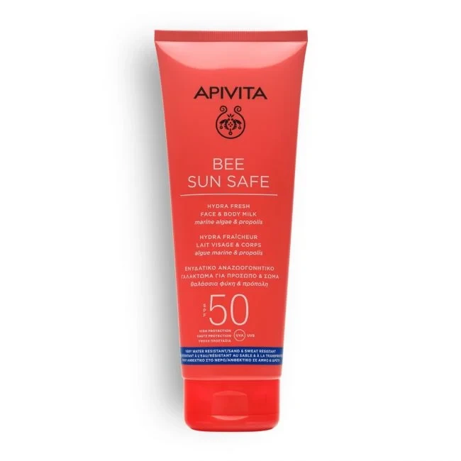 APIVITA Bee Sun Safe Hydra Fresh Face & Body Milk Spf50 200ml