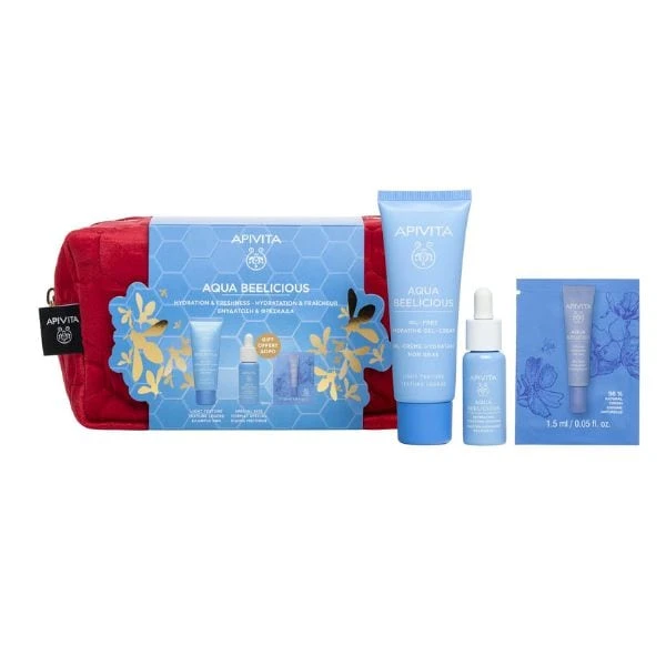 APIVITA Hydration + Freshness Aqua Beelicious Hydrating Gel-Cream Light Texture 40 ml + 2 Mini-Sized Δώρα