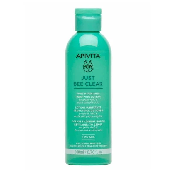 APIVITA Just Bee Clear Pore Minimizing Purifying Lotion 200ml