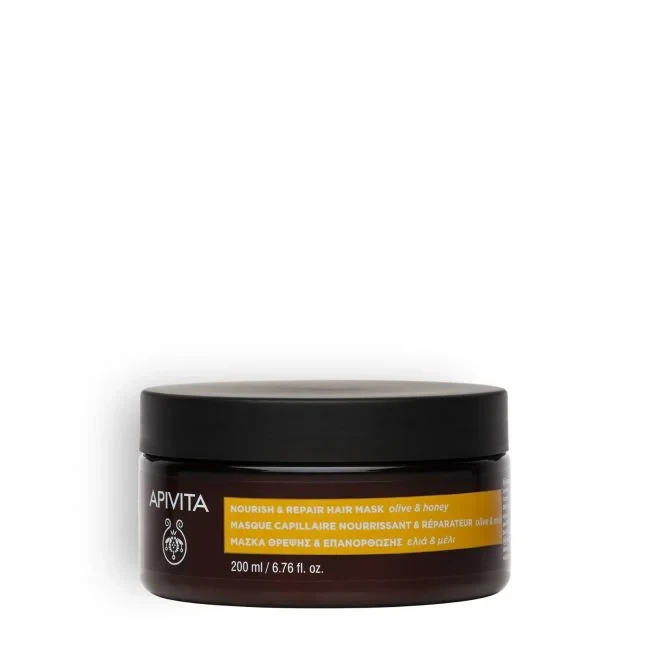 APIVITA Nourish & Repair Hair Mask Olive & Honey 200ml