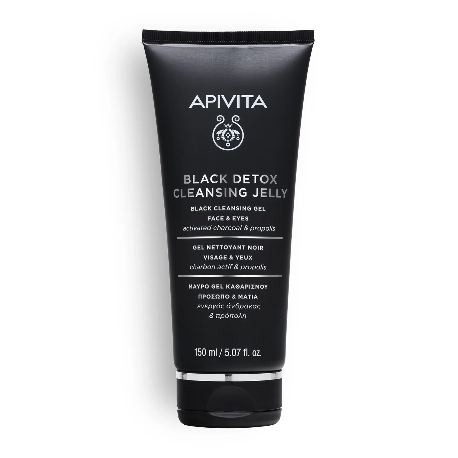 APIVITA Black Detox Cleansing Gel Face & Eyes 150ml