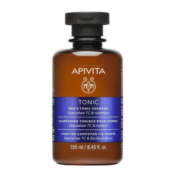 APIVITA Men's Tonic Shampoo Hippophae TC & Rosemary 250ml