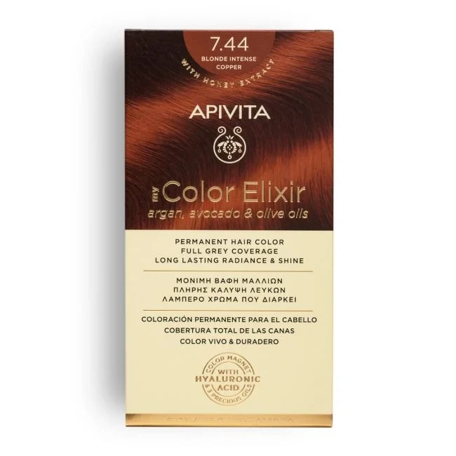 APIVITA My Color Elixir 7.44 Blonde Intense Copper 50&75ml