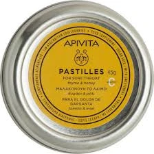 APIVITA Pastilles Thyme & Honey 45g