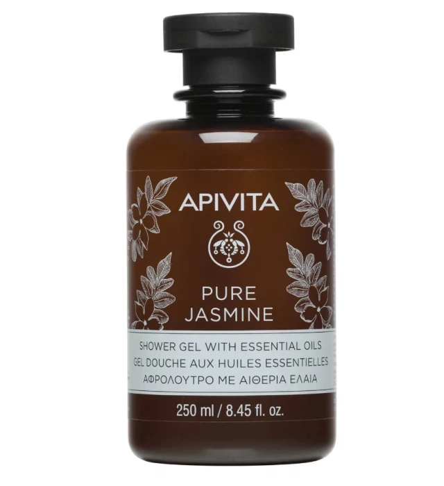 APIVITA Pure Jasmine Shower Gel with Essential Oils 300ml