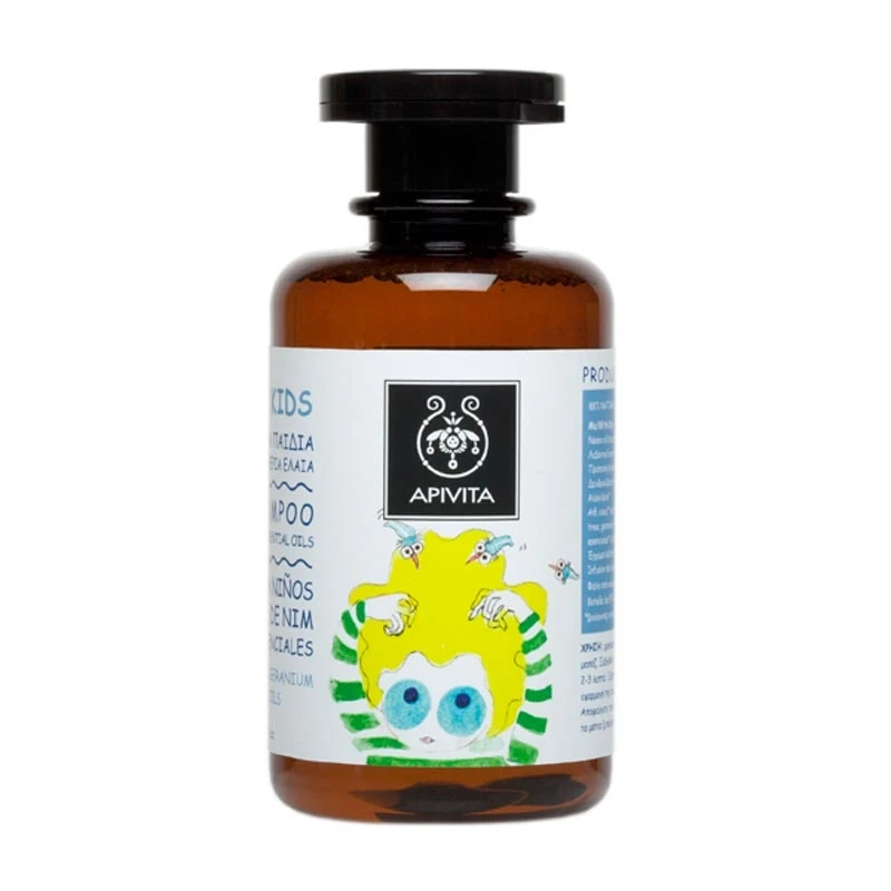 APIVITA School Kids Shampoo with Neem Oil & Essential Oils 250ml