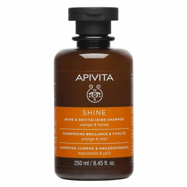 APIVITA Shine & Revitalizing Shampoo Orange & Honey 250ml
