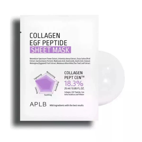 APLB Collagen EGF Peptide Sheet Mask 1 Τεμάχιο