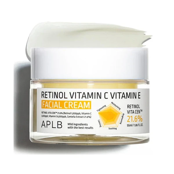APLB Retinol Vitamin C Vitamin E Facial Cream 55ml