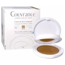 AVENE Couvrance Compact Foundation Fini Mat 4.0 Honey Spf30 Normal to Combination Sensitive Skin 10g