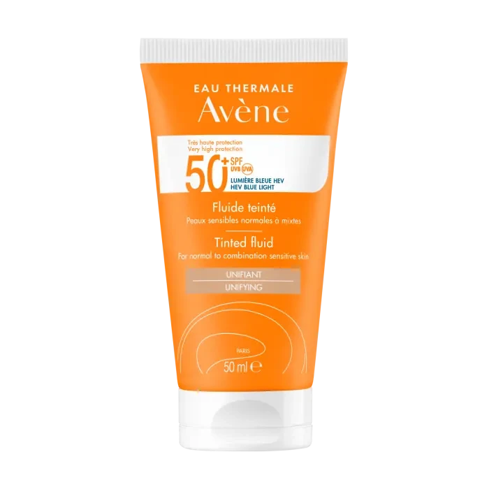 AVENE Tinted Fluid Dry Touch Spf50+ Normal to Combination Sensitive Skin 50ml