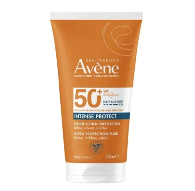 AVENE Intense Protect Spf50+ Sensitive Skin for Babies, Children, Adults 150ml