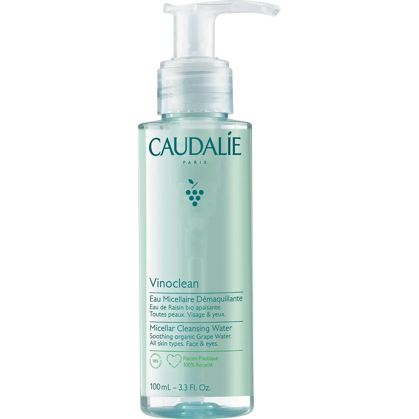 CAUDALIE Vinoclean Micellar Cleansing Water All Skin Types 100ml