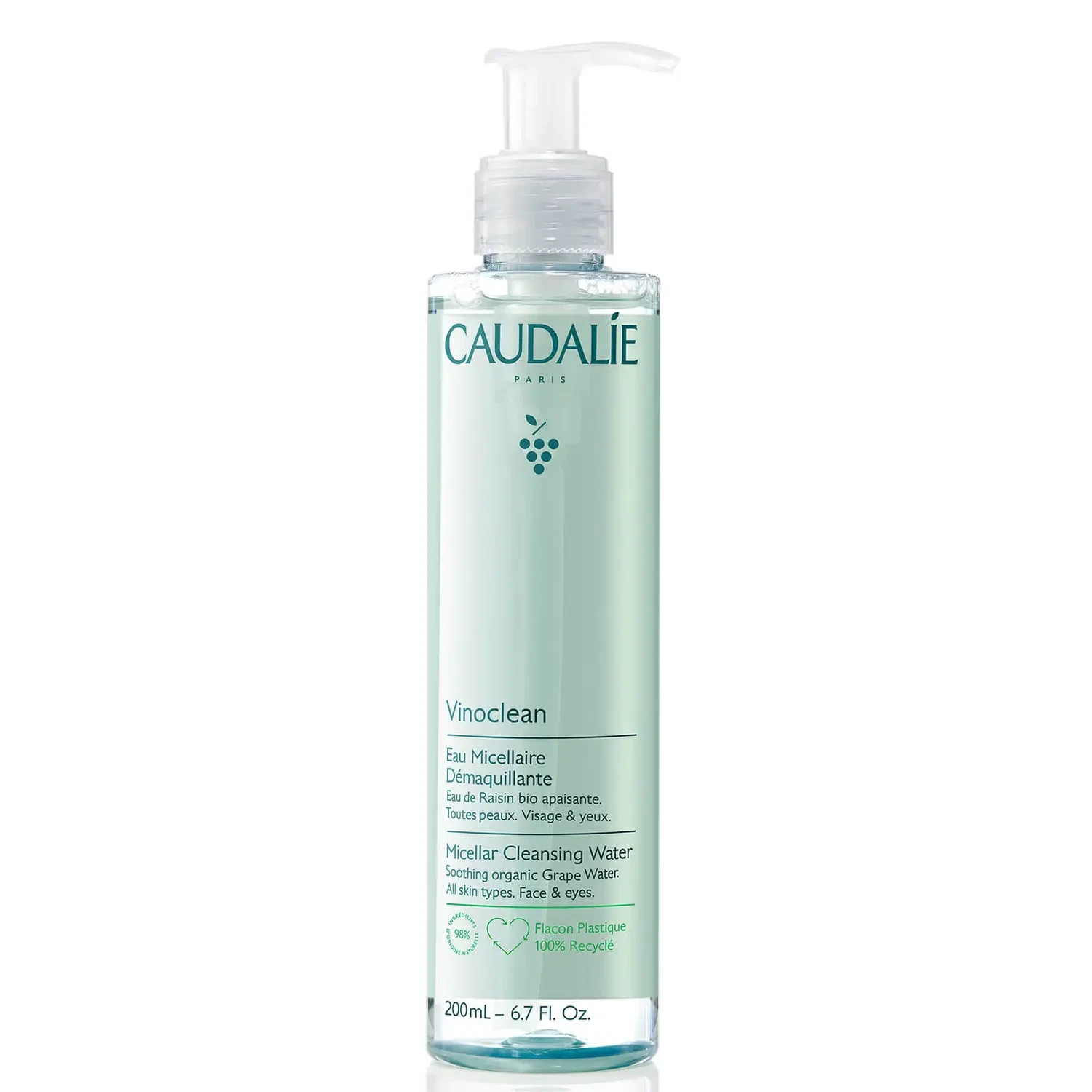 CAUDALIE Vinoclean Micellar Cleansing Water All Skin Types 200ml
