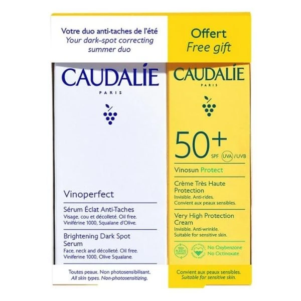 CAUDALIE Vinoperfect Radiance Serum Complexion Correcting 30ml + Δώρο Caudalie Vinosun High Protection Cream Spf50 25ml