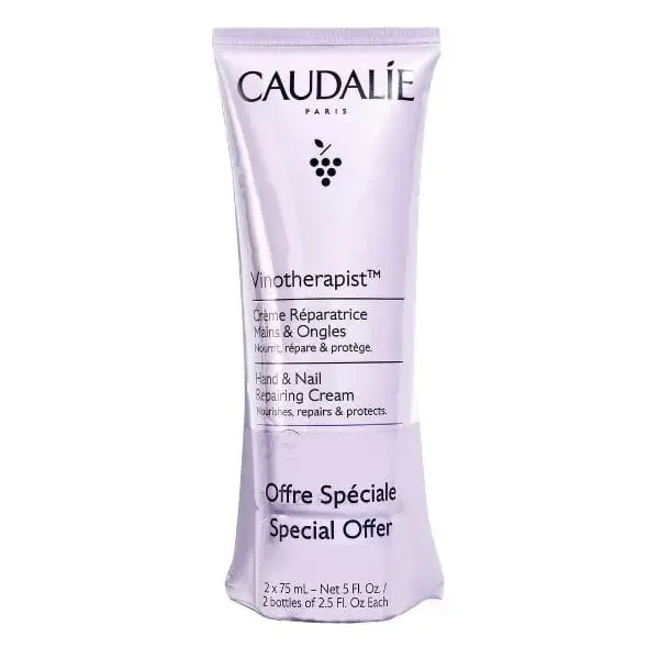 CAUDALIE Vinotherapist Hand & Nail Repairing Cream 2 Τεμάχια 75ml