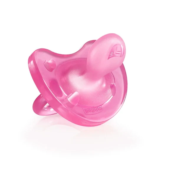 CHICCO Physio Soft Ροζ Πιπίλα Σιλικόνης 16-36m+ 1 Τεμάχιο