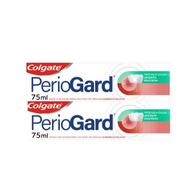 COLGATE Periogard Οδοντόκρεμα για Προστασία Ούλων 2x75ml