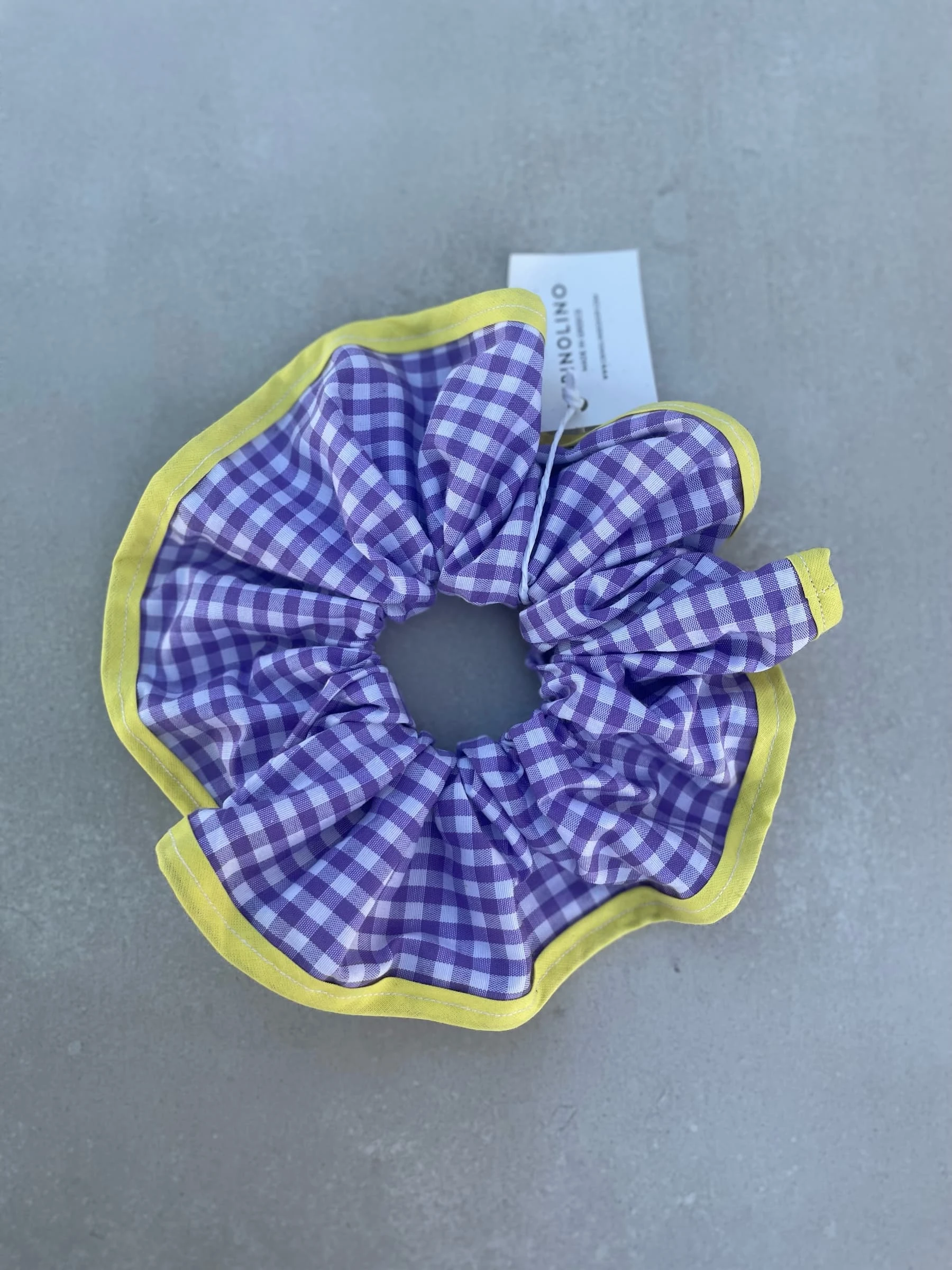 CRINOLINO Lilac Rainbow Extra Big Oversized Schrunchie 1 Τεμάχιο