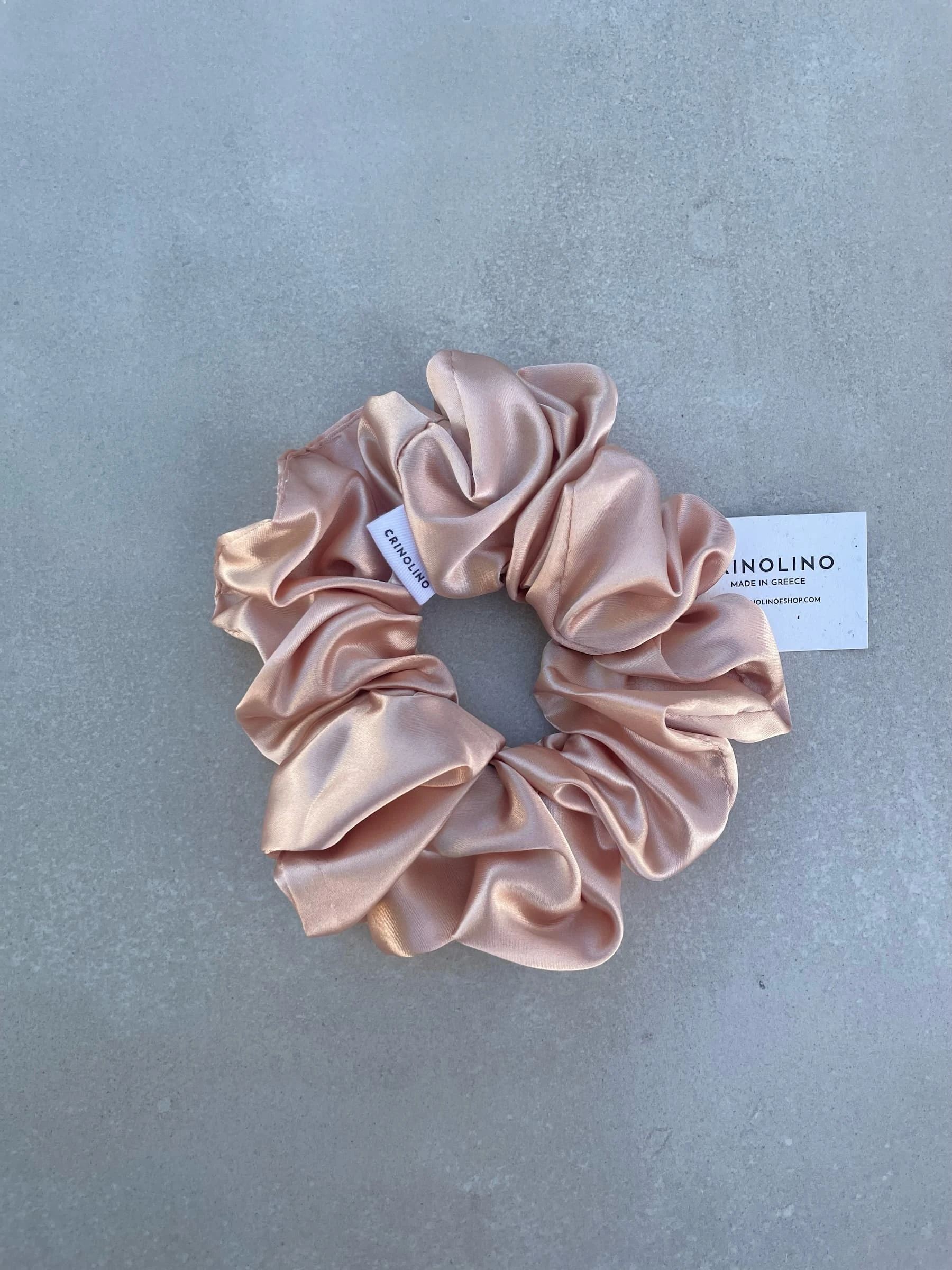 CRINOLINO Pink Roses Oversized Scrunchie 1 Τεμάχιο