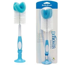 DR. BROWN`S Βούρτσα Καθαρισμού Μπιμπερό 1 Τεμάχιο Μπλέ
