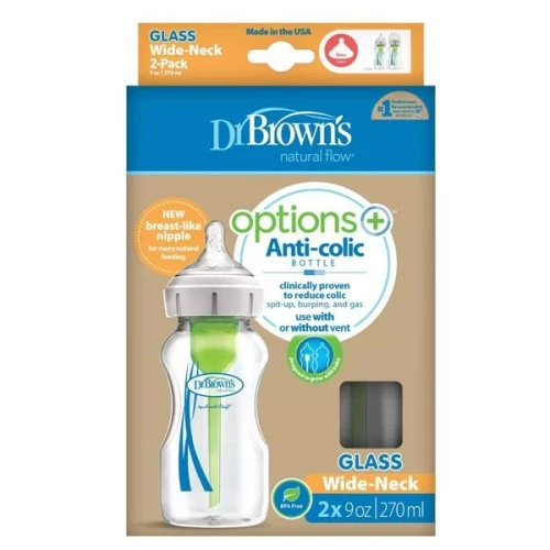 DR BROWN'S Options+ Anti-Colic Bottle 2x270ml