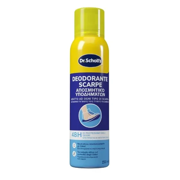 DR.SCHOLL'S Expert Care Deodorant Αποσμητικό Spray Υποδημάτων 150ml