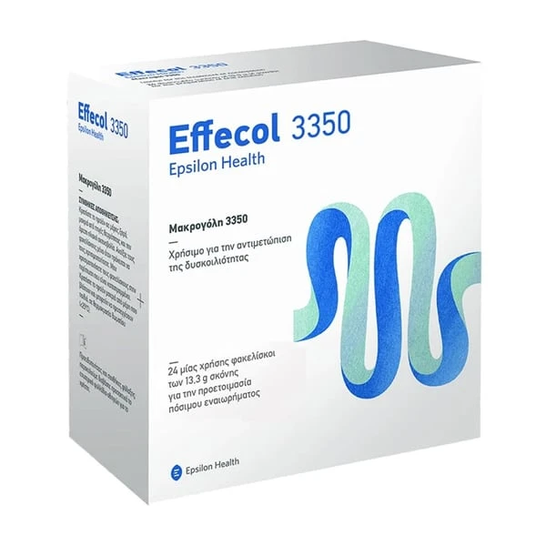 EPSILON HEALTH Effecol 3350 24 Φακελίσκοι των 13,3g