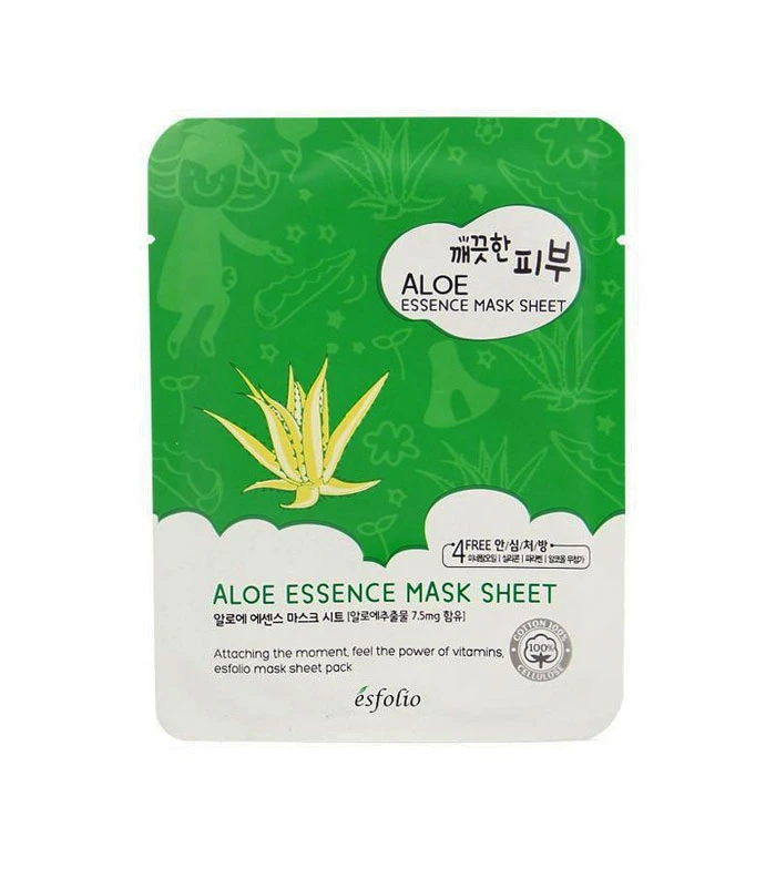 ESFOLIO Pure Skin Aloe Essence Mask Sheet 25ml