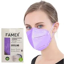 FAMEX Μάσκα Υψηλής Προστασίας FFP2/KN95 Μωβ 20 Τεμάχια