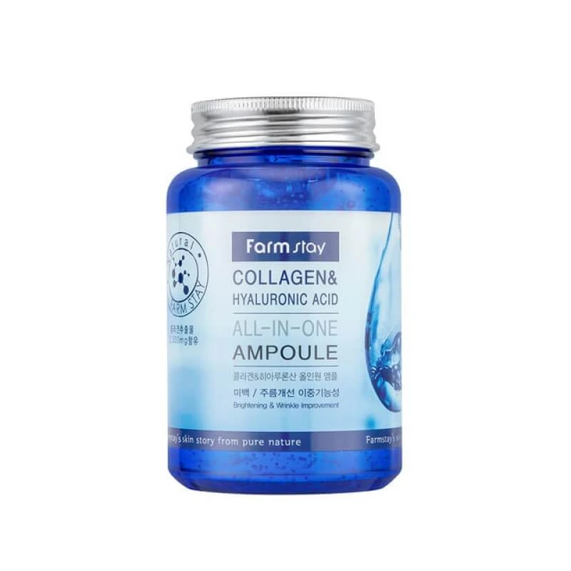 FARMSTAY Collagen & Hyaluronic Acid All in One Ampoule 250ml