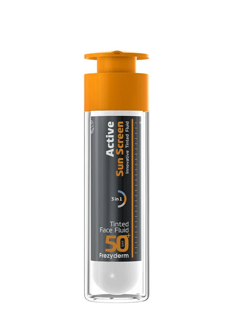 FREZYDERM Active Sun Screen Innovative Tinted Fluid Spf50+ 50ml