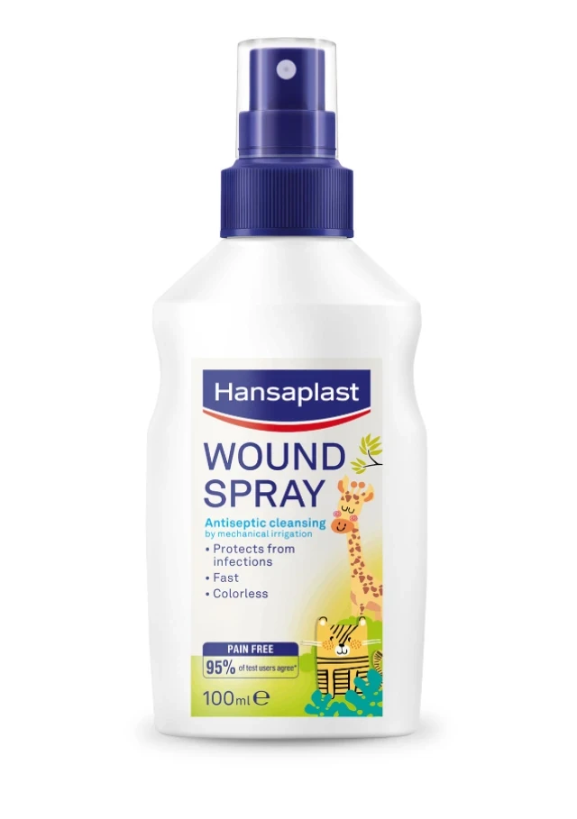HANSAPLAST Σπρέι Καθαρισμού Πληγών για Παιδιά 100ml