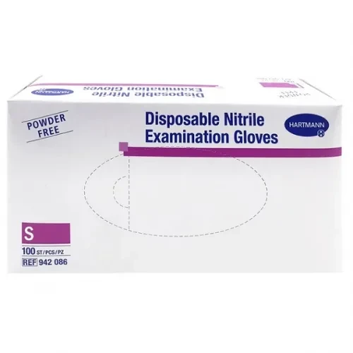 HARTMANN Peha-Soft Nitrile White Λευκά Γάντια Νιτριλίου Mιας Χρήσης χωρίς Πούδρα Μέγεθος S 100 Τεμάχια