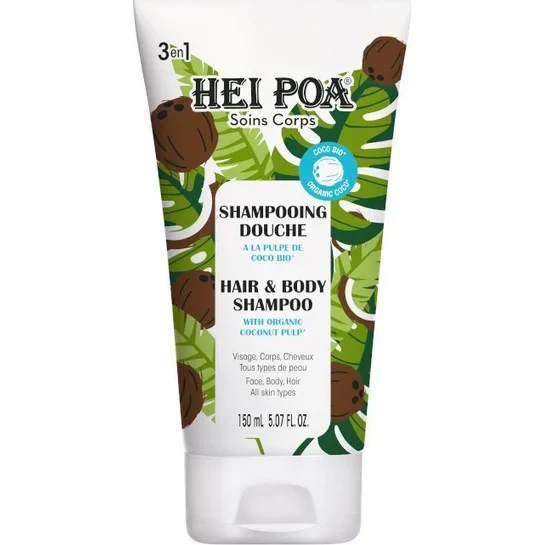 HEI POA Coconut Hair & Body Shampoo with Organic Coco Pulp 150ml