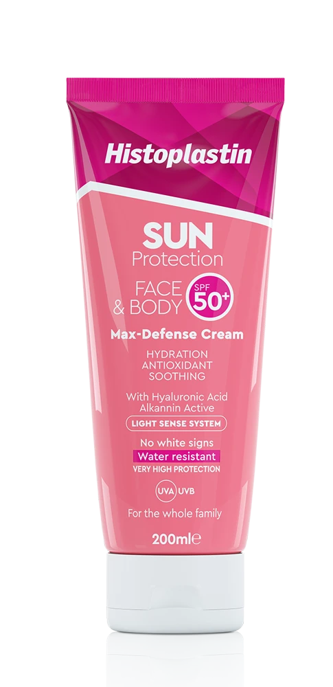 HISTOPLASTIN Sun Protection Face & Body Max-Defense Cream Spf50+ 200ml