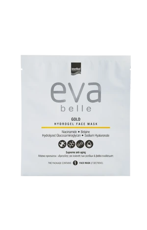 INTERMED Eva Belle Gold Hydrogel Face Mask 1 Τεμάχιο