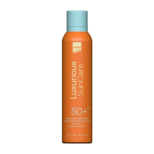INTERMED Luxurious Suncare Antioxidant Sunscreen Invisible Spray SPF50+ 200ml