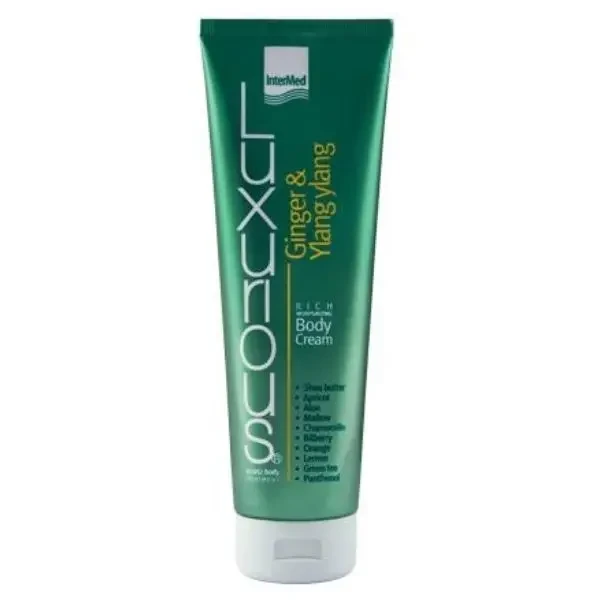 INTERMED Luxurious Moisturizing Body Cream Ginger & Ylang Ylang 300ml