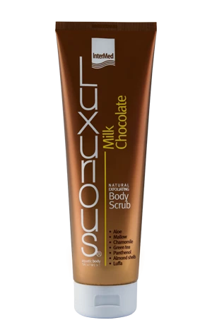 INTERMED Luxurious Natural Exfoliating Body Scrub Milk Chocolate 280ml