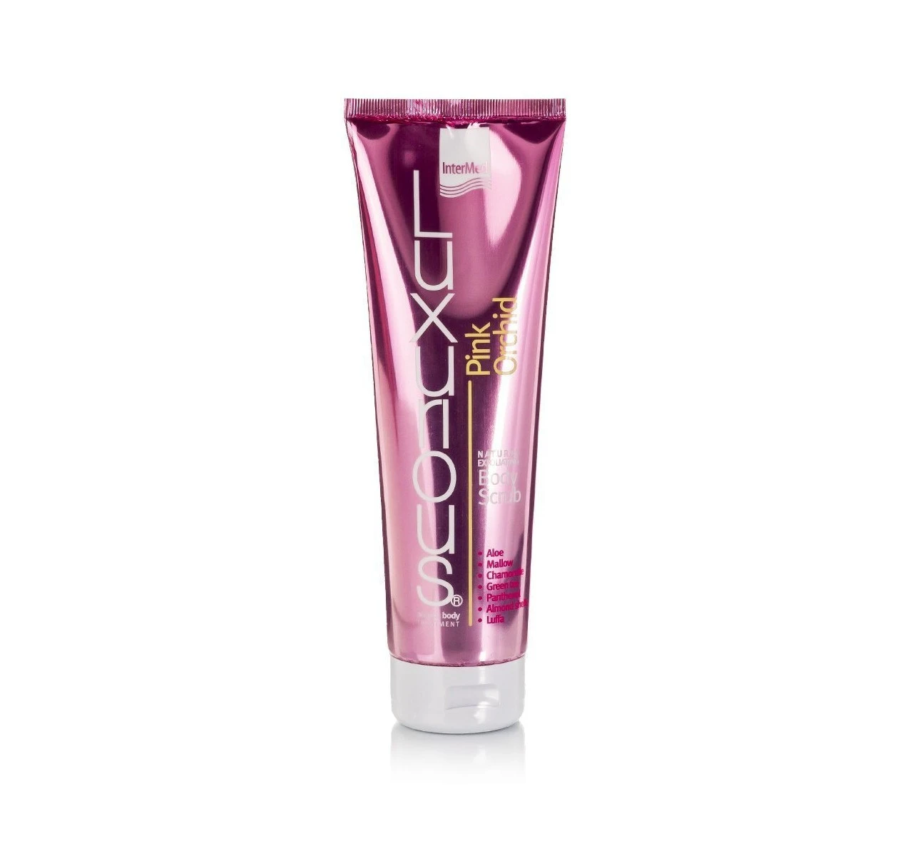 INTERMED Luxurious Pink Orchid Natural Exfoliating Body Scrub 280ml