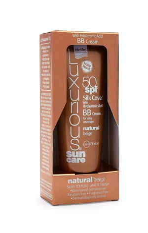INTERMED Luxurious Sun Care Silk Cover Natural Beige Spf50 75ml