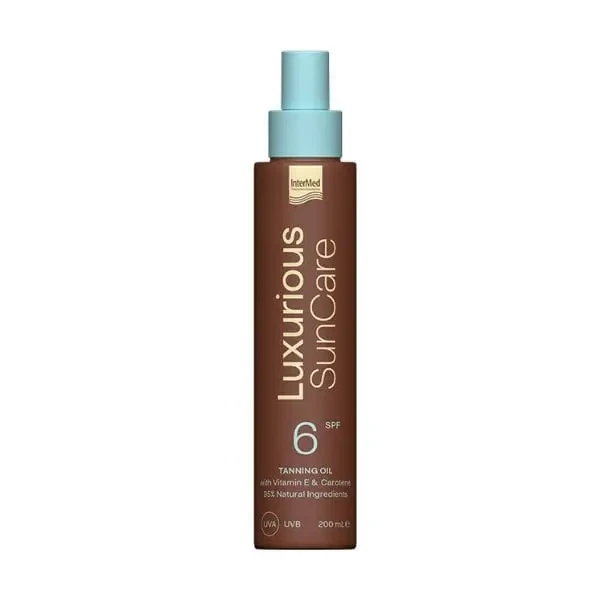 INTERMED Luxurious Sun Care Tanning Oil Spf6 200ml
