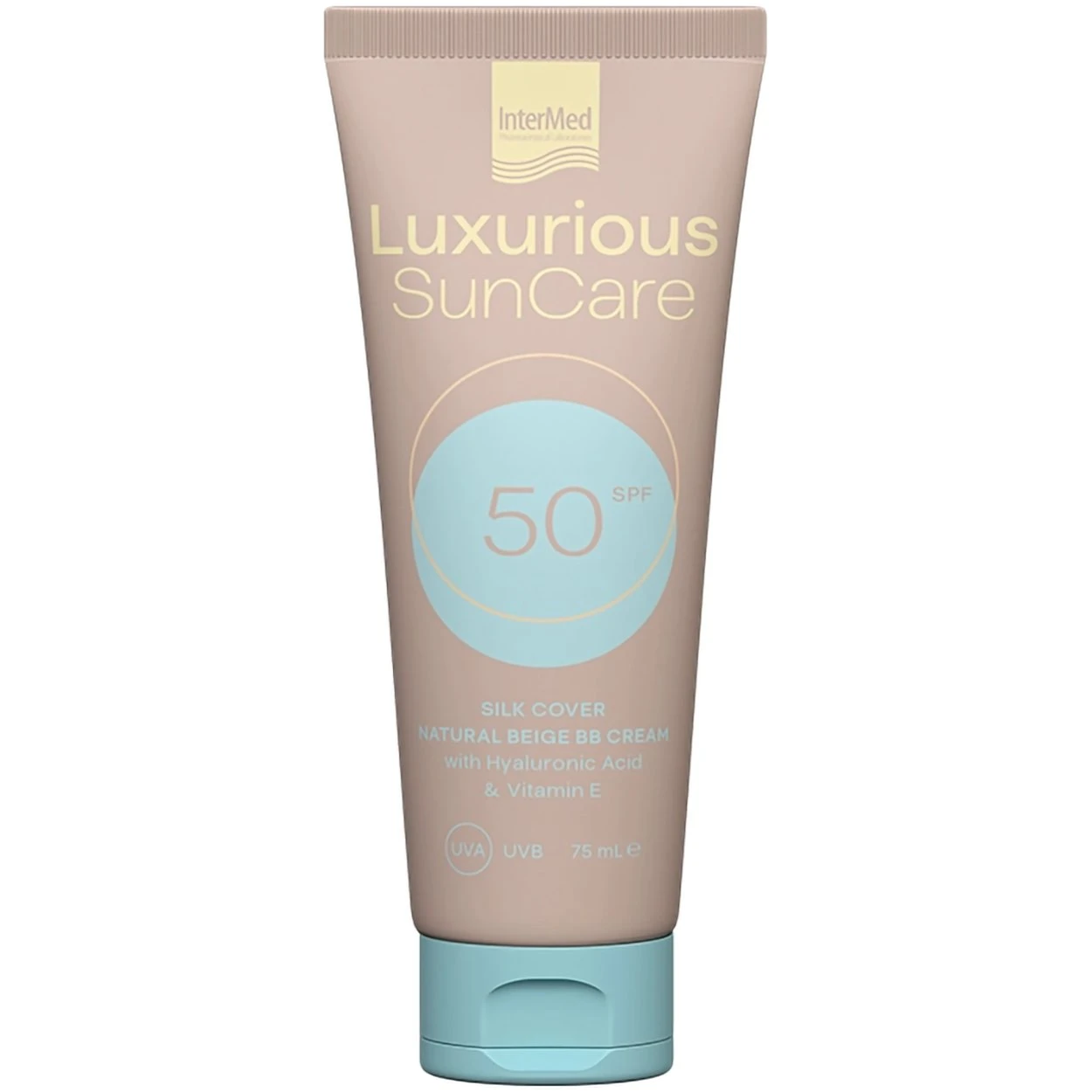 INTERMED Luxurious Sun Care Silk Cover BB Cream SPF50 Natural Beige 75ml